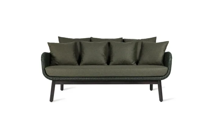alex lounge sofa dark wood