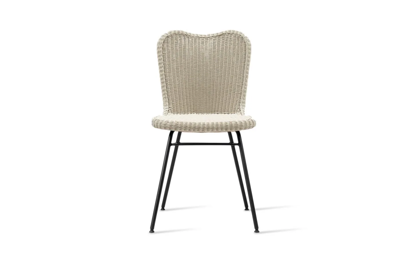 Lena dining chair steel A base oldlace