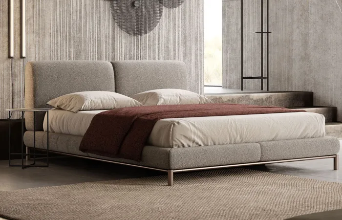 Margot bed columbia toffee rosegoldbrushed 1