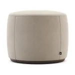 Rachel Pouf Verdon 03 fabric with Fume Stained Beech base