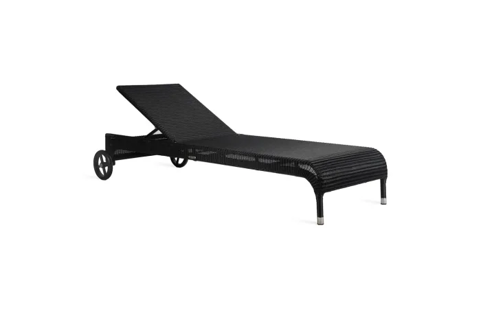 safi sunlounger without arm black