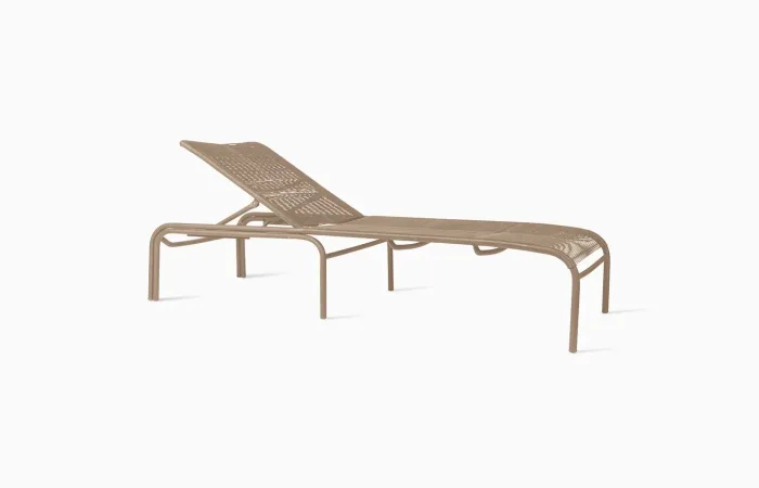 loop sunlounger taupe