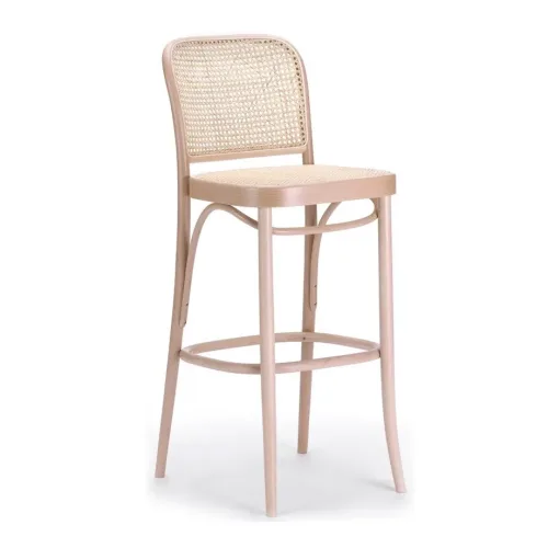 811 Barstool Cane seat Ton beech 02