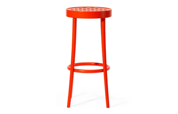 822 high barstool red