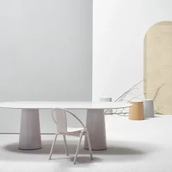 Again Chair with Upholstery Seat beech natural oil