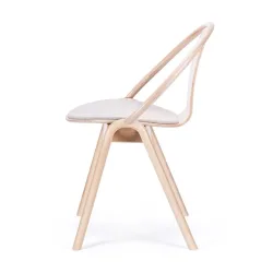 Again Chair with Upholstery Seat left view