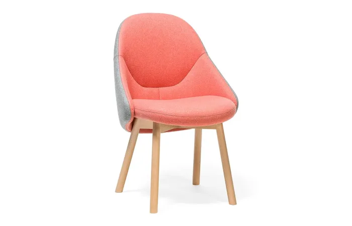 Albu chair with seat and back upholstery 1