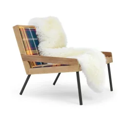 Allaperto Mountain Tartan Lounge Armchair ls3