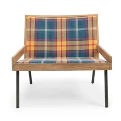 Allaperto Mountain Tartan Lounge Armchair2