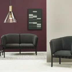 Dowel upholstery armchair ls1