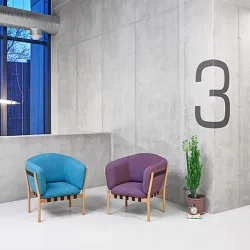 Dowel upholstery armchair ls4
