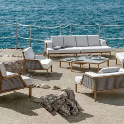 Grand Life Coffee Table with Grand Life Armchair Lounge Armchair XL Sofa
