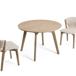 Knit round dining table ls3