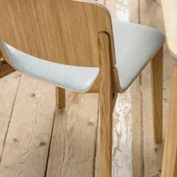 Leaf Chair beech seat upholstery ls3