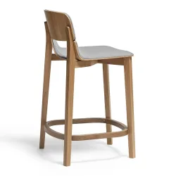 Leaf barstool with backrest upholstery 2