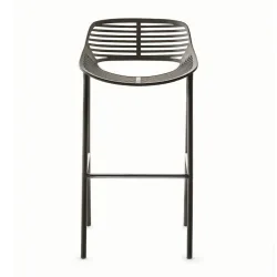 NIWA bar stool Metallic Grey