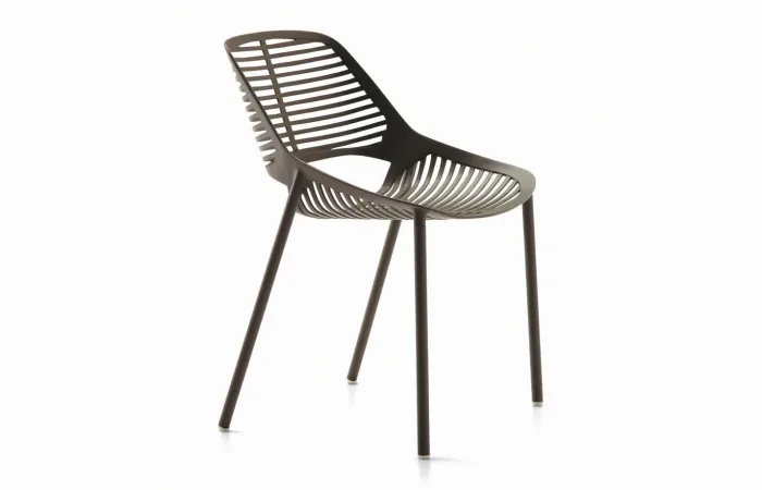 NIWA chair Metallic Grey