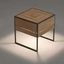 Tetris Coffee Table with Integrated Lamp lifestyle view 3