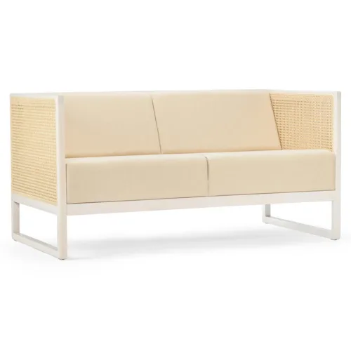 casablanca 2 seater sofa with cane 1