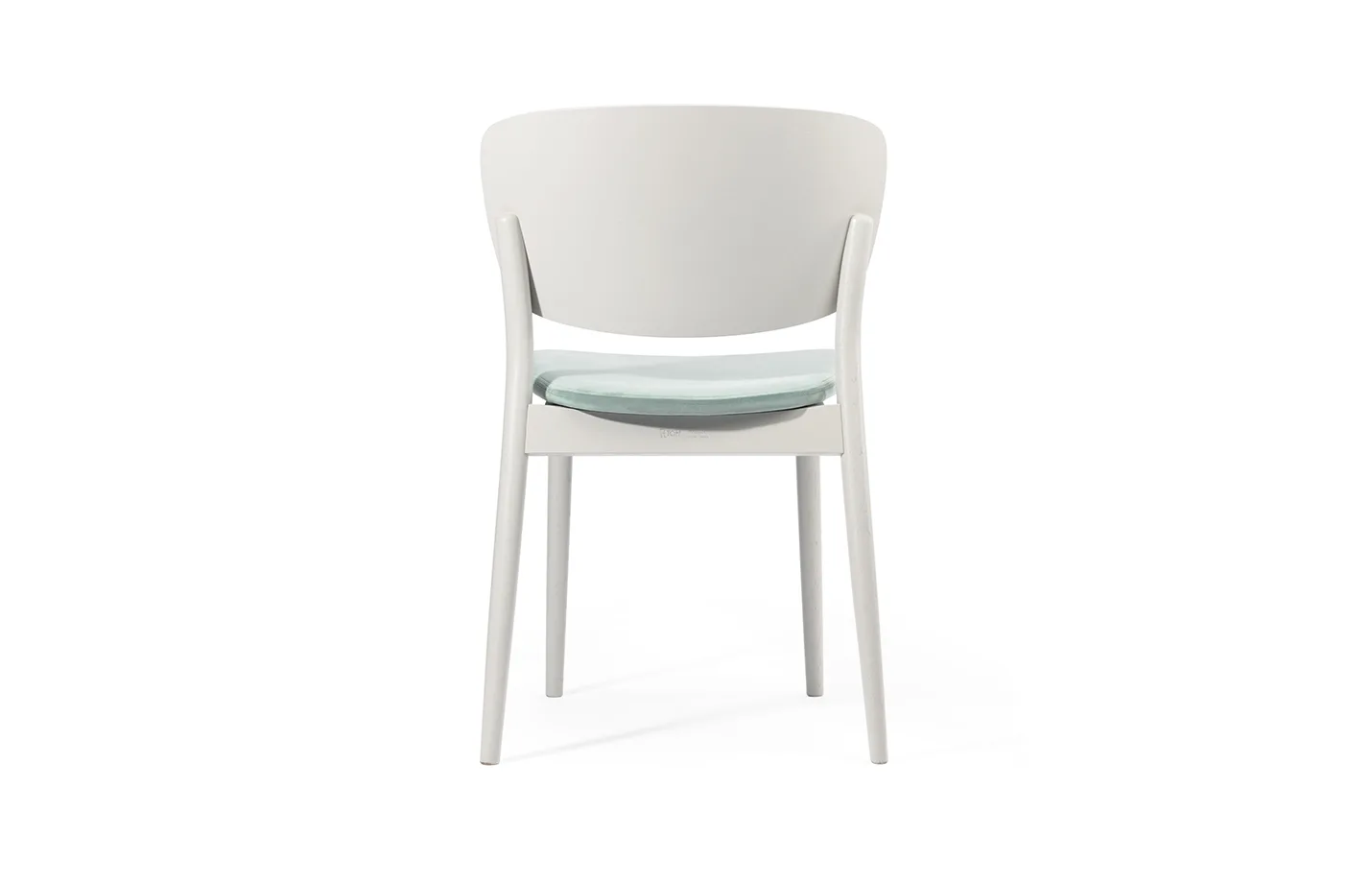 valencia dining chair with seat upholstery back view 1