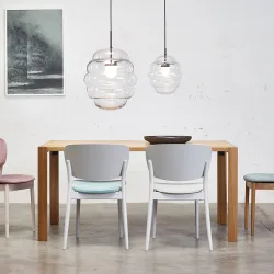 valencia dining chair with seat upholstery ls1